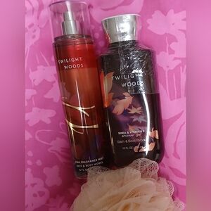 Twilight Woods Bath & Body Works Set - Fragrance Mist and Shower Gel